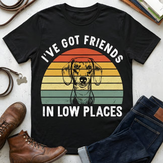 Vintage-Dachshund-Lustige-Zitat-Retro-Hunde-Liebha T-Shirt