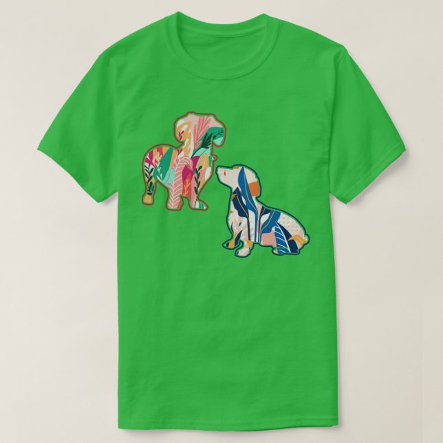 Vintage Dachshund T-Shirt (Design vorne)