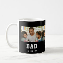 Vintage Dad Established Gift Photo Kaffeetasse