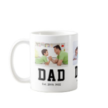 Vintage Dad Established Schwarzer Text 3 Fotos