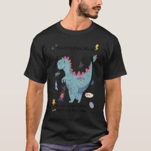 Vintage Daddysaurus Großartiger Papa Daddy Dinosau T-Shirt