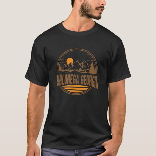 Vintage Dahlonega Georgia Mountain Wandern T-Shirt (Vorderseite)