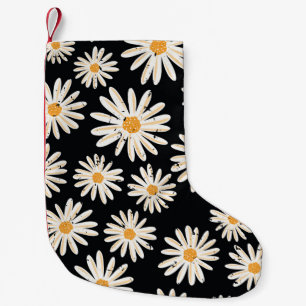 Vintage Daisy Blume nahtlos Vintages Muster. Di Kleiner Weihnachtsstrumpf