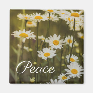 Vintage-Daisy-Boho-Mantra-Wort Magnet
