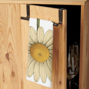 Vintage Daisy Geschirrtuch