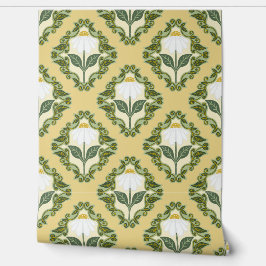 Vintage-Daisy-Ranke Tapete