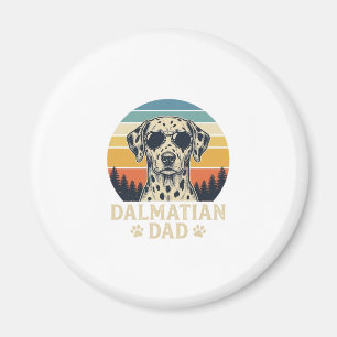 Vintage-Dalmatiner-Vater-Hunde-Liebhaber-Design_1 Magnet