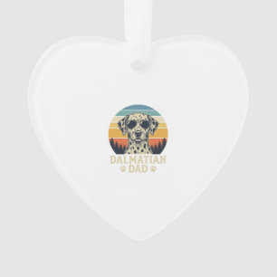 Vintage-Dalmatiner-Vater-Hunde-Liebhaber-Design_1 Ornament