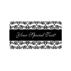 Vintage Damaseletiketten Adressaufkleber