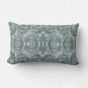 Vintage-Damask-Blumenmuster Hellgrün - Kissen