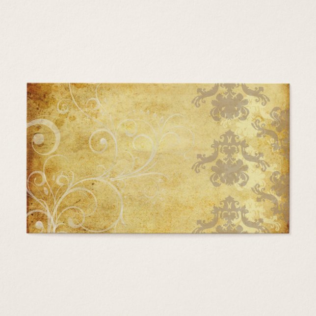 VINTAGE DAMASK-BREITERINVITATIONEN (Vorderseite)