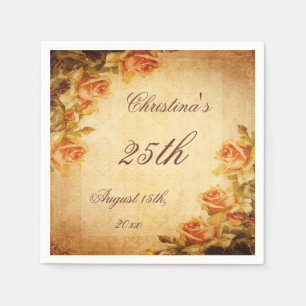 Vintage Damast-Shabby Serviette