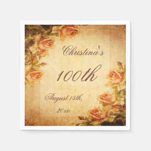 Vintage Damast-Shabby Serviette