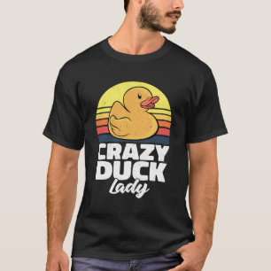 Vintage Damen Duckling Retro Crazy Rubber Duck Lad T-Shirt