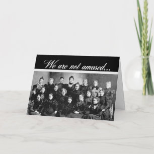 Vintage Damen-Gruppe Happy Birthday Humor Karte
