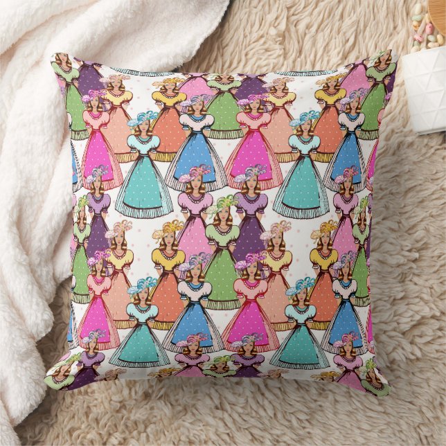 Vintage Damen Kissen (Decke)