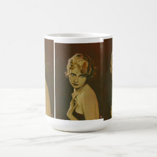 Vintage Damen-Mode-Tasse der 1930er Jahre Kaffeetasse
