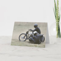 Vintage Damen-Sidecar schmieden Geburtstag