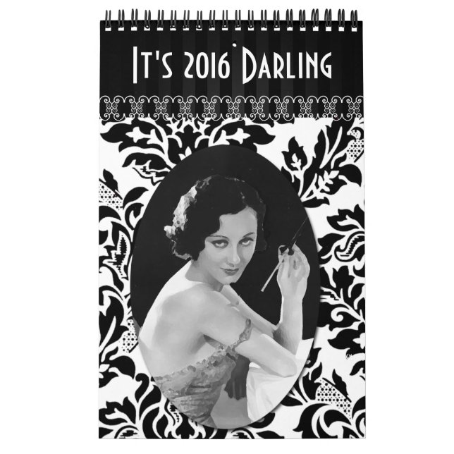 Vintage-Damenkalender Kalender (Titelbild)