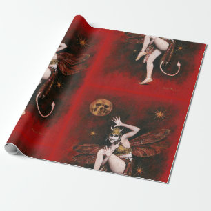 Vintage-Dämonen-Tänzer-Geschenkpapier Geschenkpapier