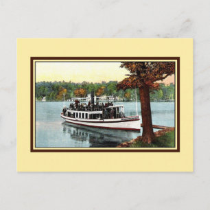 Vintage-Dampfer Lake Bomoseen Rutland VT Postkarte