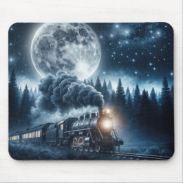 Vintage Dampflokomotive Mousepad