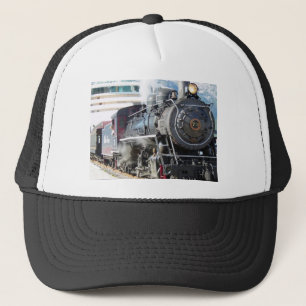 Vintage Dampflokomotive Truckerkappe