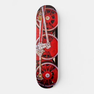 Vintage Dampfzugräder Skateboard