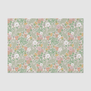 Vintage Dandelion-Stiefmütterchen Busy Bees Spring Seidenpapier