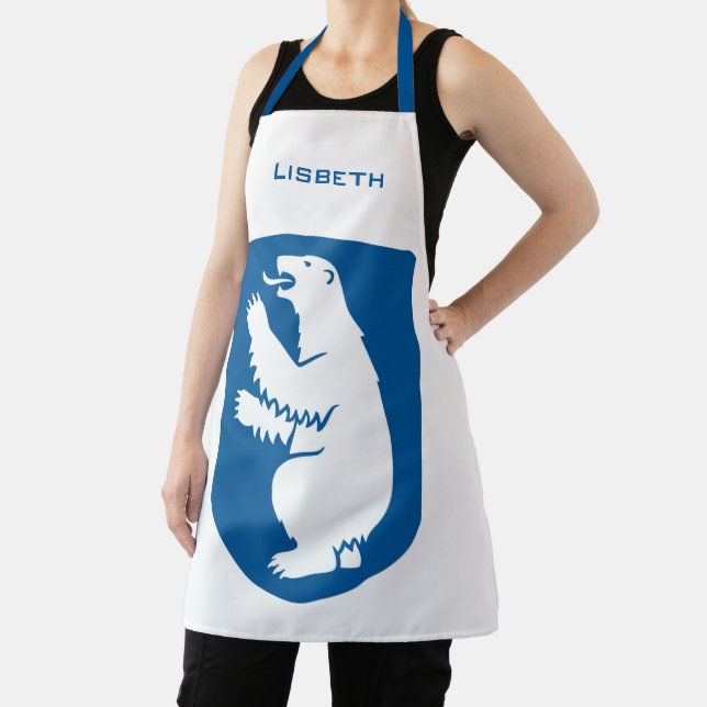 Vintage dänische Wappen Schürze (InSitu)