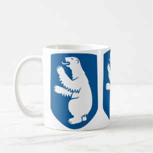 Vintage dänisches königliches Wappen Grönlands Kaffeetasse