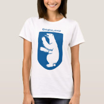 Vintage dänisches königliches Wappen Grönlands