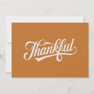 Vintage dankbares Erntedankfest Herbst-Geschenk Feiertagskarte