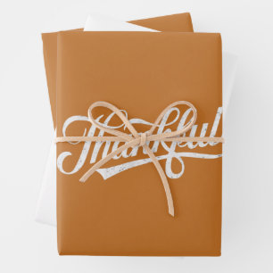 Vintage dankbares Erntedankfest Herbst Geschenk Geschenkpapier Set