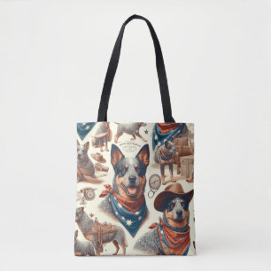 Vintage Darstellung des australischen Rinderhundes