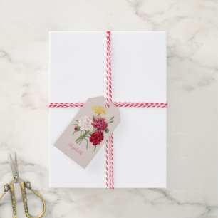 Vintage Darstellung Geschenkanhänger