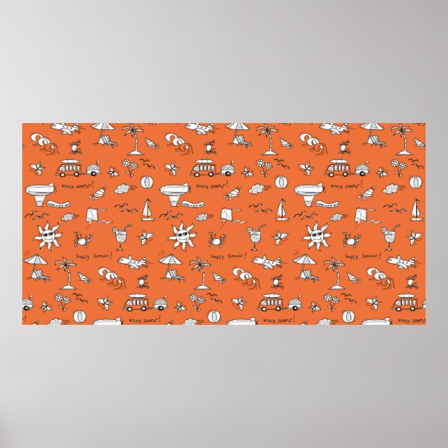 Vintage Darstellung Poster (Vorne)