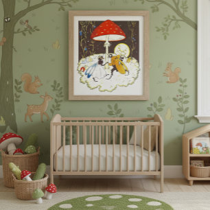 Vintage Darstellung von Else Wenz Vietor Poster