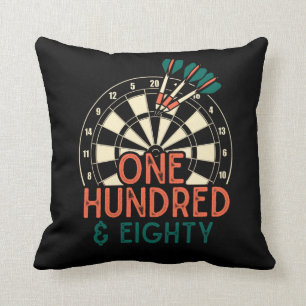 Vintage Darts Dartboard 180 Ein hundert und achtzi Kissen