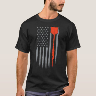 Vintage-Darts-Scheibe Pub-Darts-Meister US-Patriot T-Shirt