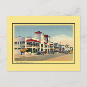 Vintage das Casino Hampton Beach NH Postkarte