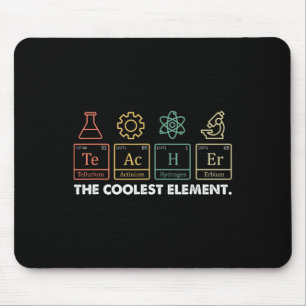 Vintage Das Coolste Element Periodensystem Chemike Mousepad
