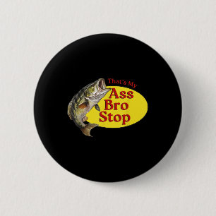 Vintage Das ist mein Bruder Stopp Lustiges Angeln Button