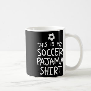 Vintage Das ist mein Fußball-Schlafanzug-Shirt Lus Kaffeetasse