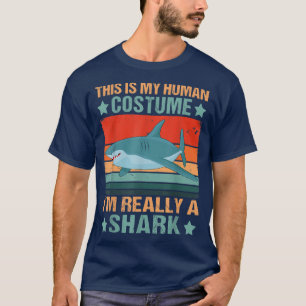 Vintage Das ist mein menschliches Kostüm, ich bin T-Shirt