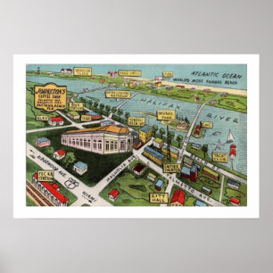 Vintage Daytona Beach 16x24 Poster Druck