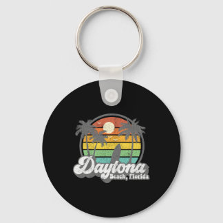 Vintage Daytona Beach Florida Surfing Retro 70's S Schlüsselanhänger