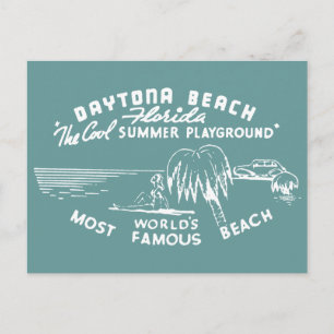 Vintage Daytona Beach Postkarte