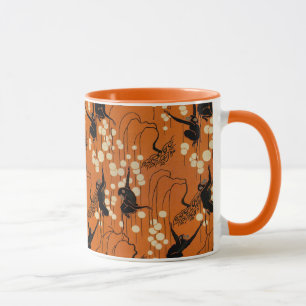 Vintage Deco Moderne Affen Tasse