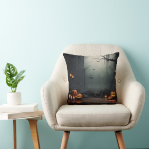 Vintage Decorative Halloween Pumpkin Beängstigende Kissen